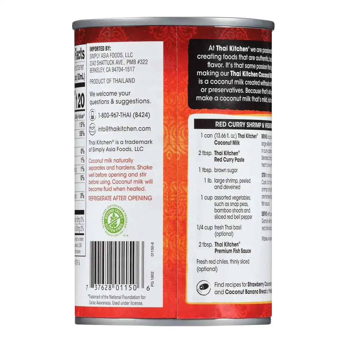Thai Kitchen Unsweetened Premium Coconut Milk