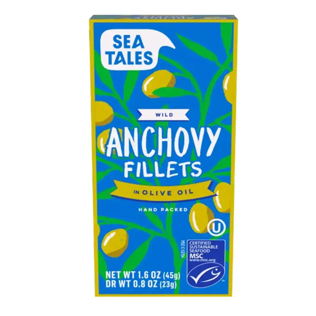 Sea Tales Wild Anchovy Fillets in Olive Oil