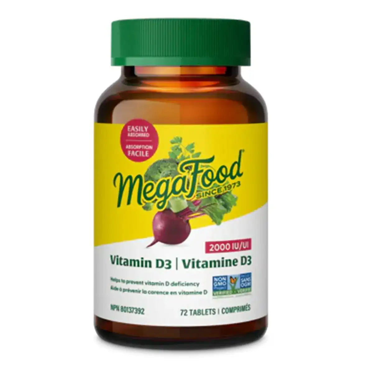 MegaFood Vitamin D3 2000IU