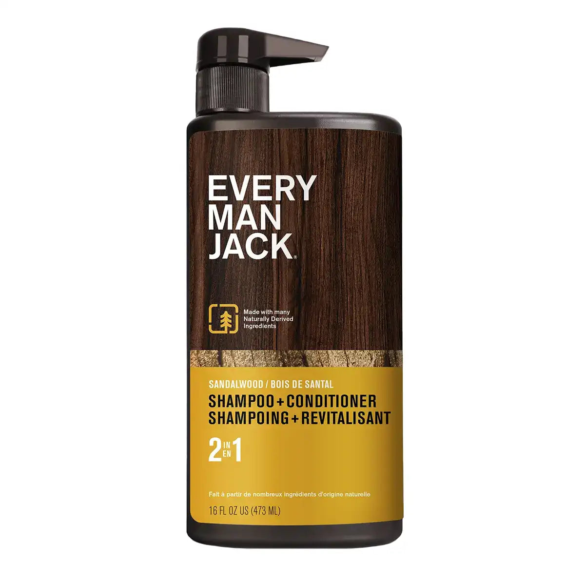 Every Man Jack 2-in-1 Sandalwood Shampoo & Conditioner