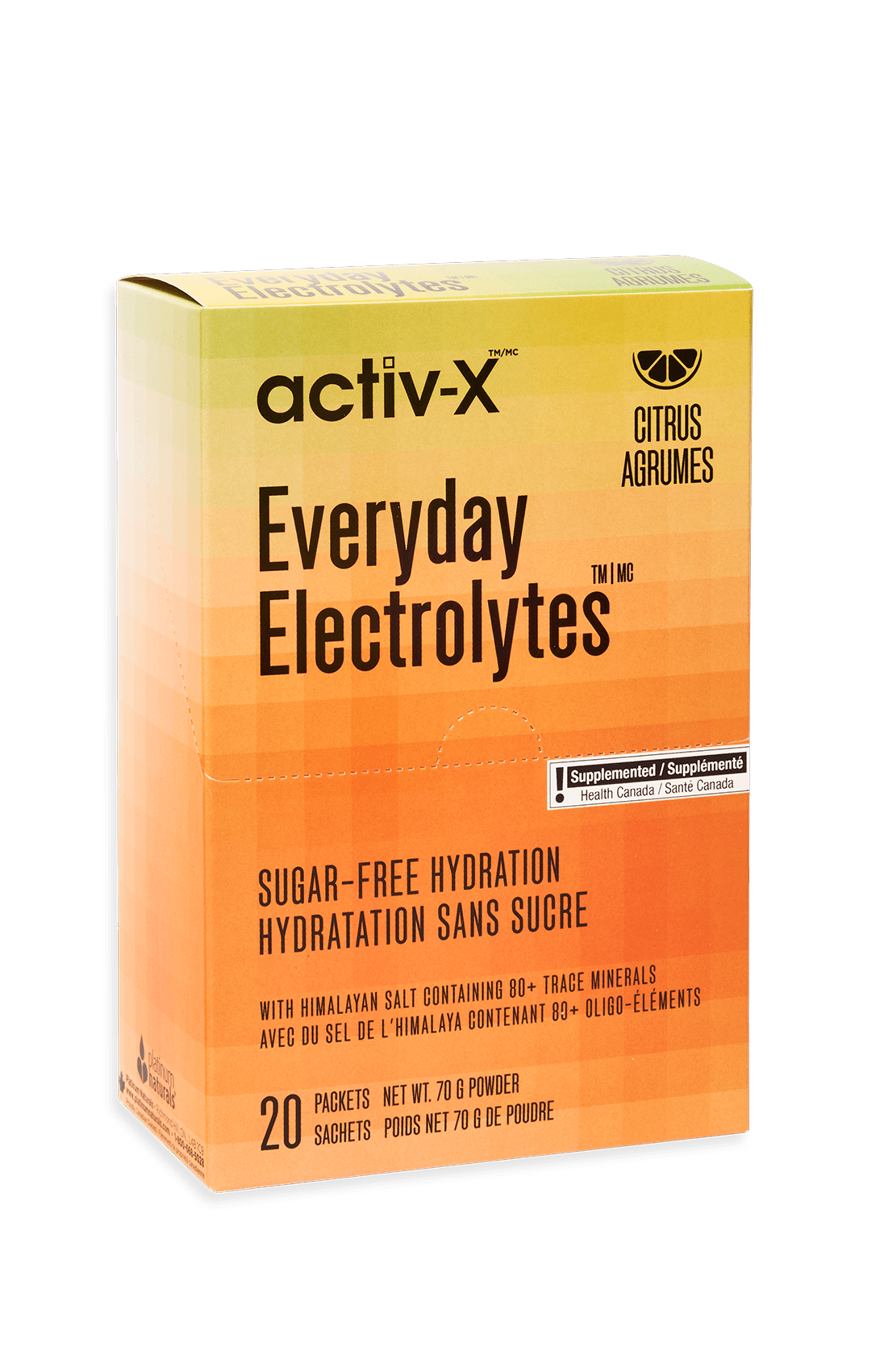 Platinum Naturals Citrus Activ-X Everyday Electrolytes Case