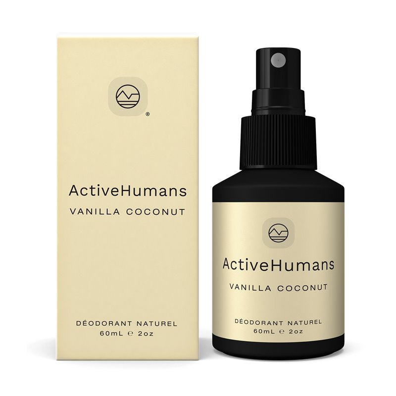 Active Humans Vanilla Coconut Natural Deodorant Spray
