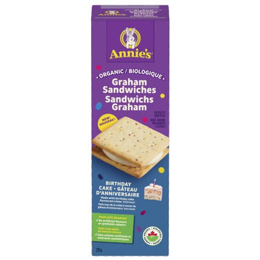 Annie's Homegrown Organic Birthday Cake Graham Sandwiches