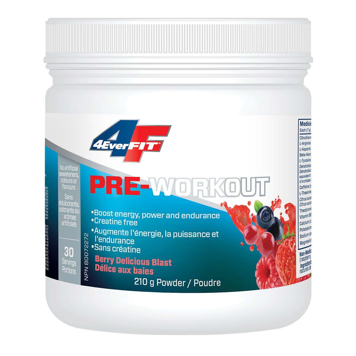 4everfit Berry Delicious Blast Pre-Workout