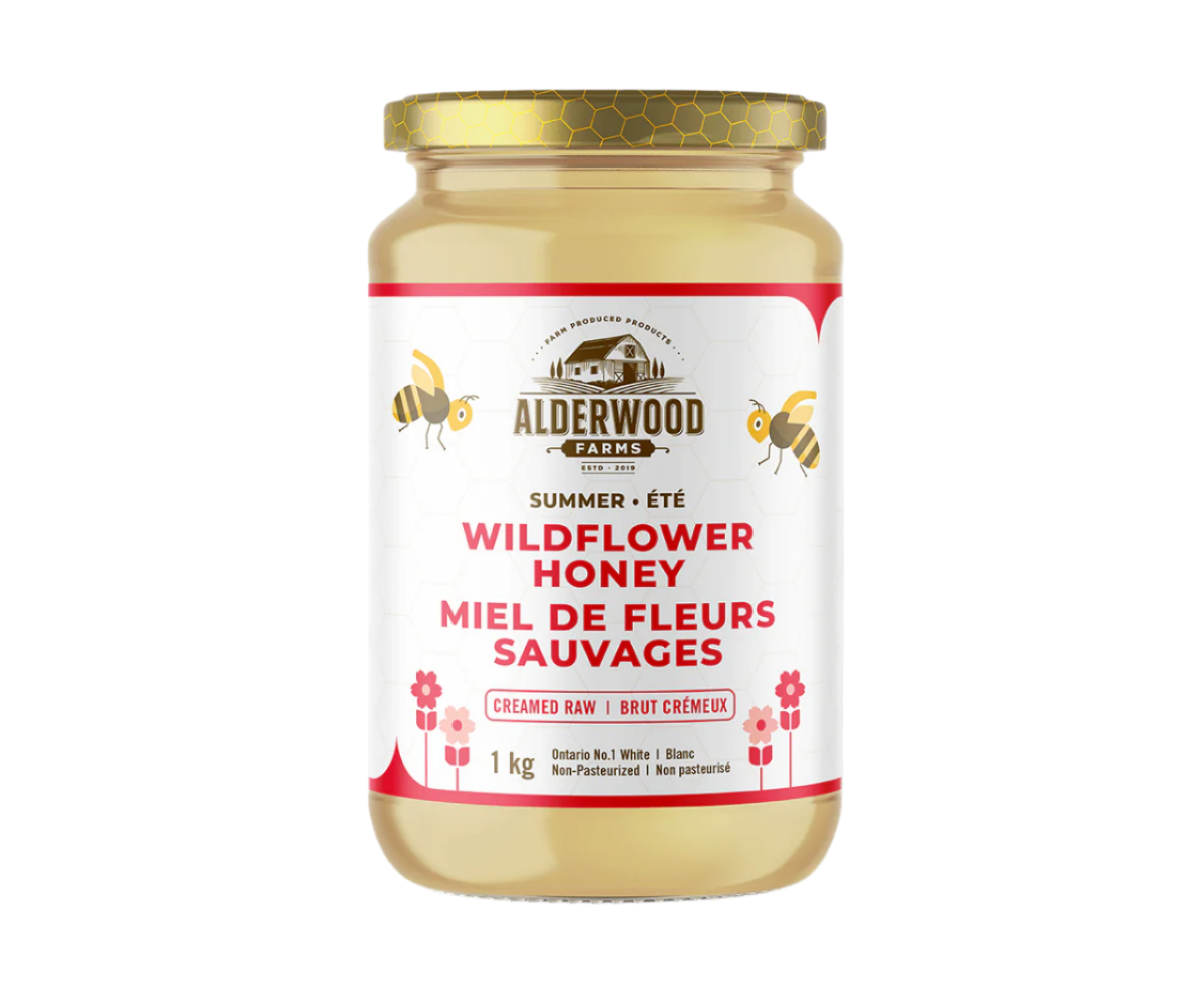 Summer Creamed Raw Wildflower Honey