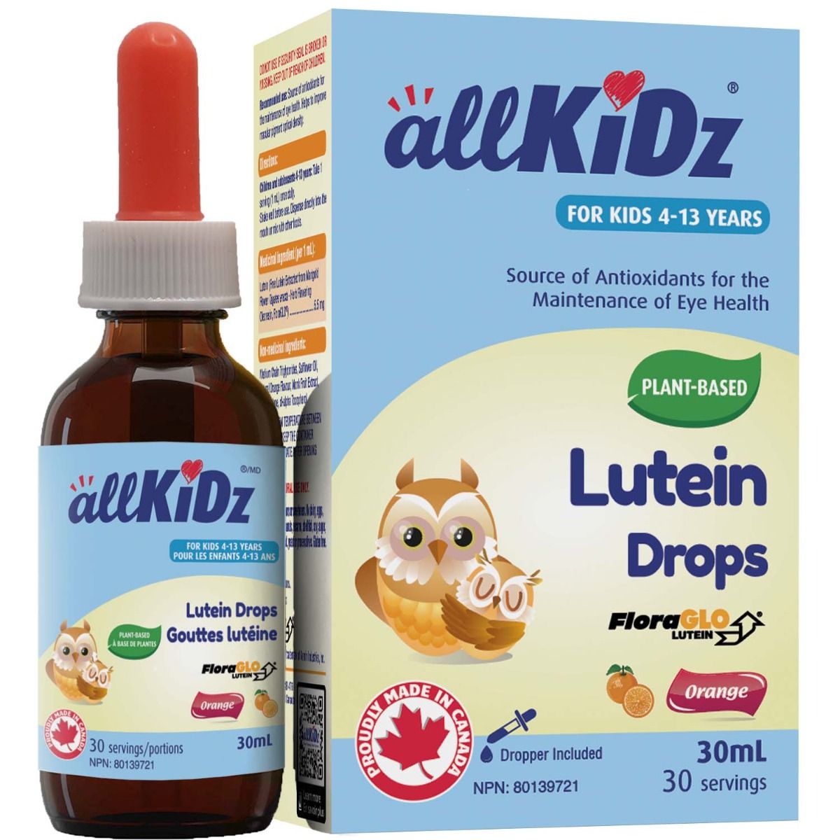 Plant-based Kids' Lutein Drops