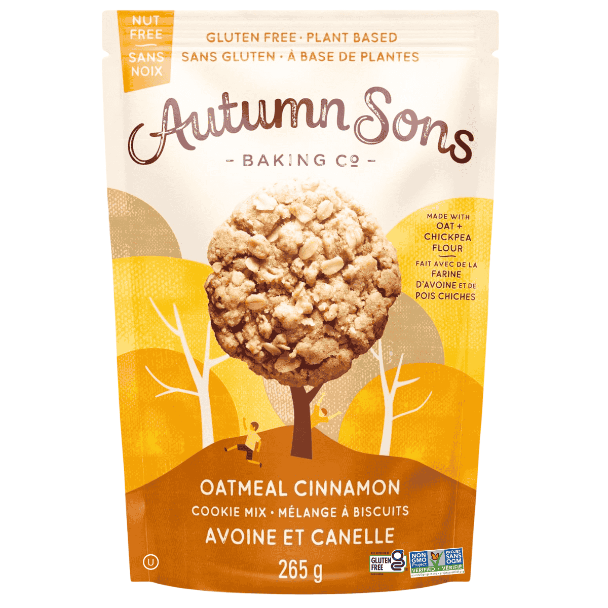 Gluten-Free Plant-Based Oatmeal Cinnamon Cookie Mix
