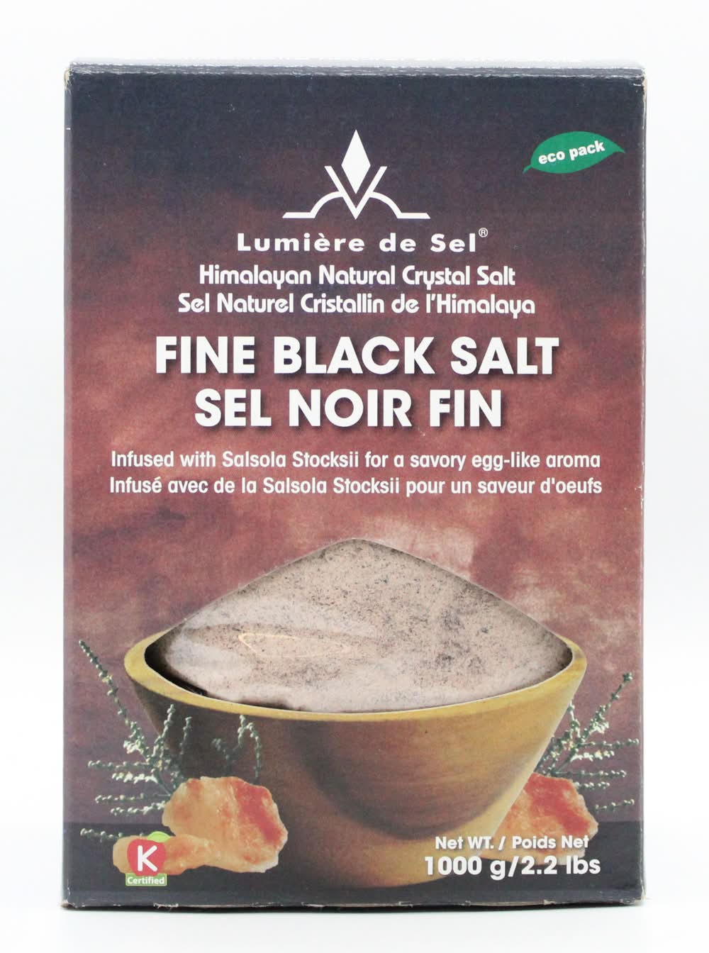 Ecoideas Himalayan Black Fine Salt