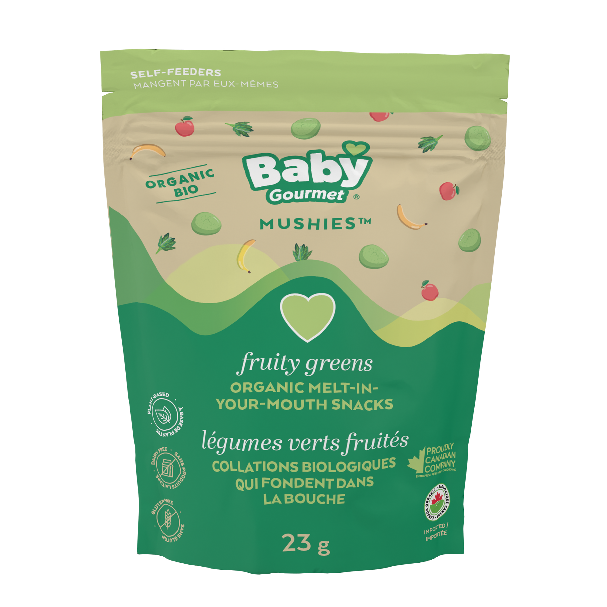 Organic Fruity Greens Mushies