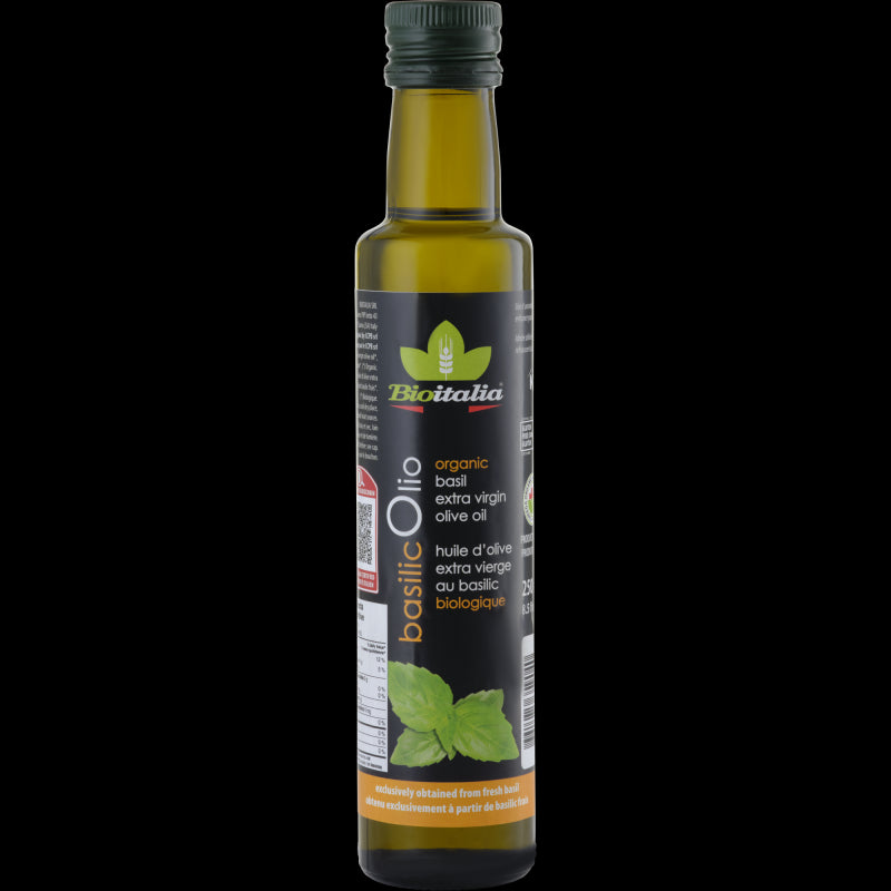 Bioitalia Organic Extra Virgin Olive Oil with Basil
