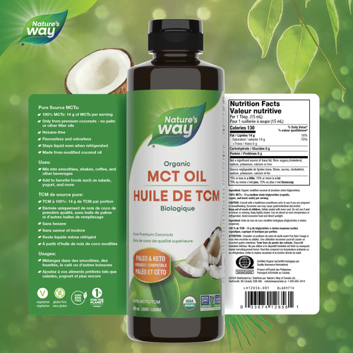 Nature's Way Organic MCT Oil
