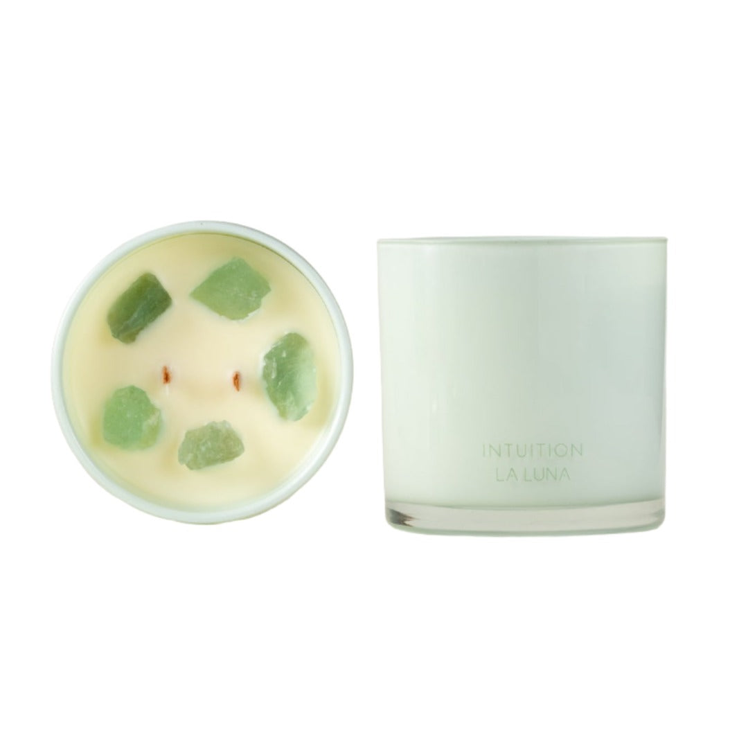 La Luna Intuition Flourite Candle