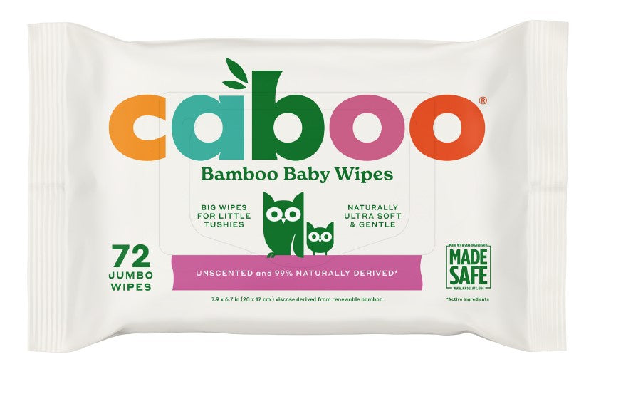 Caboo Baby Wipes 72 Pieces