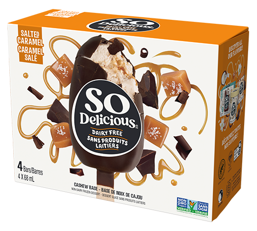 So Delicious Dipped Salted Caramel Mini Bars