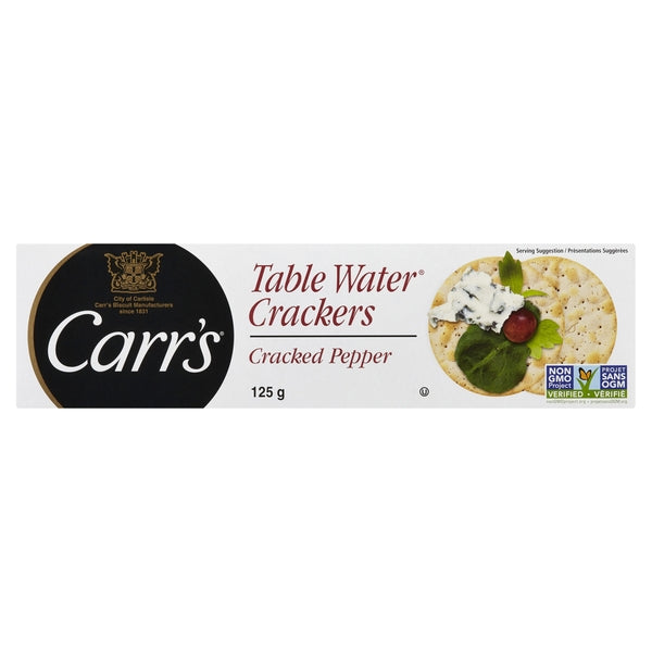 Carrs Table Water Pepper Crackers