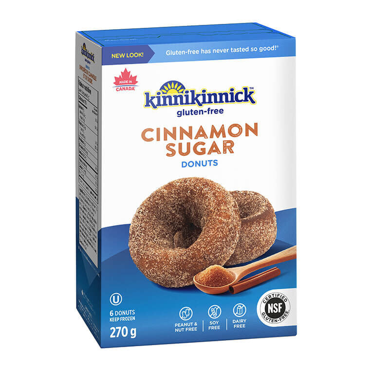 Kinnikinnick Gluten Free Cinnamon Sugar Donuts