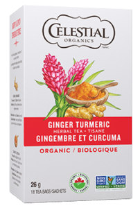 Celestial Seasonings Organic Ginger & Turmeric Tea