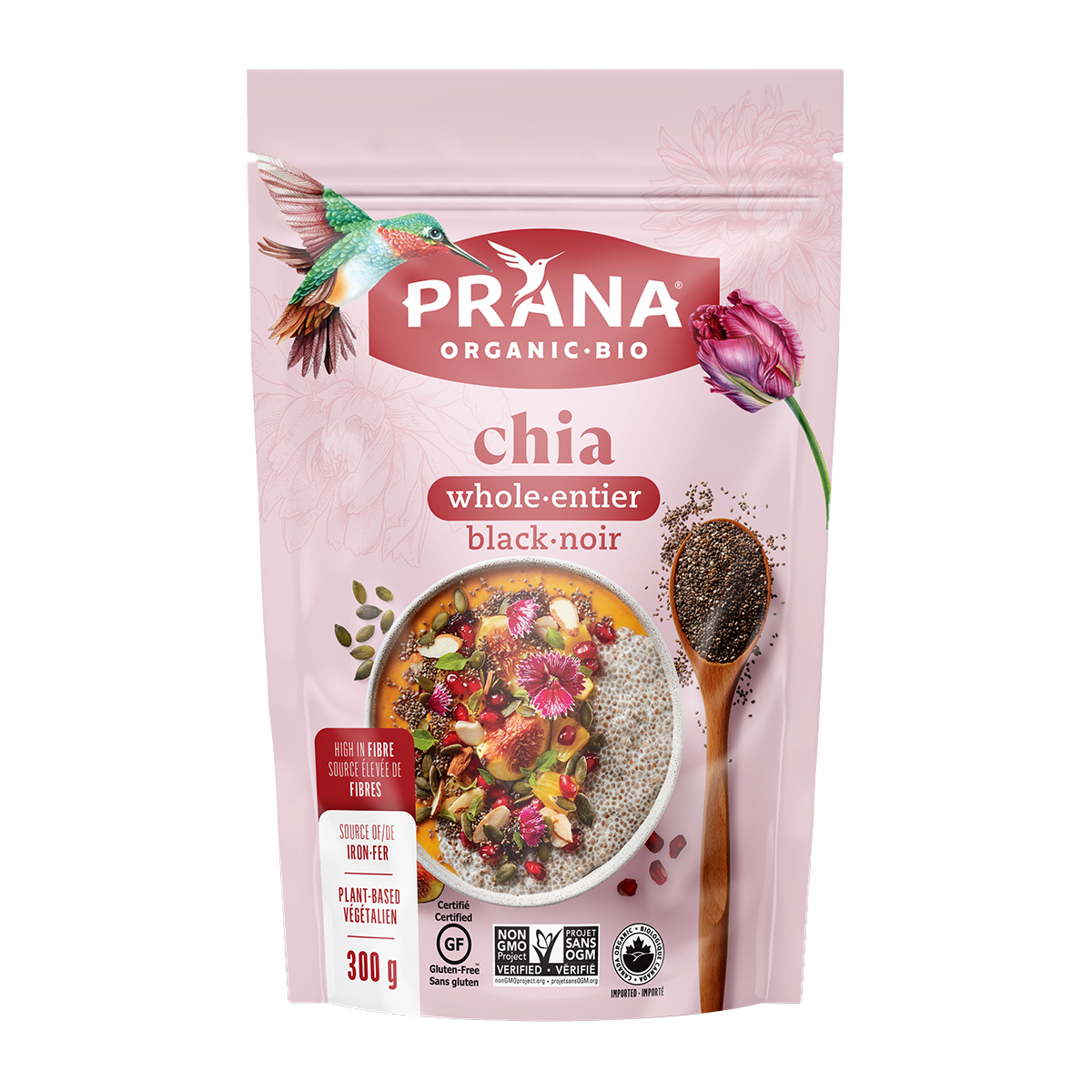 Organic Whole Black Chia Seeds