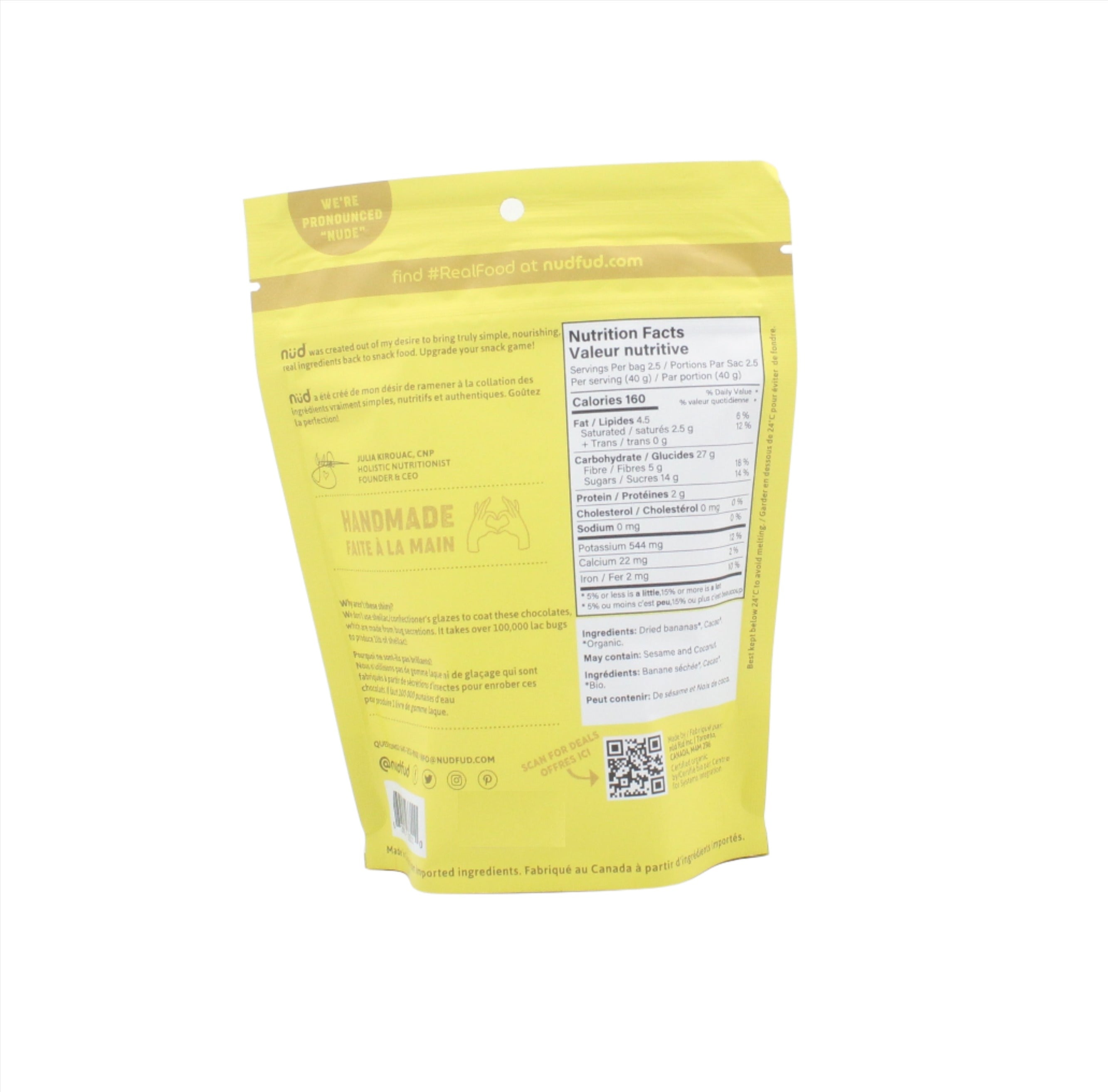 Nud Chocolate Covered Chewy Banana