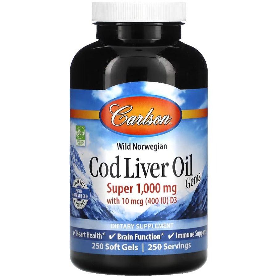 Carlson Cod Liver Oil 1000mg