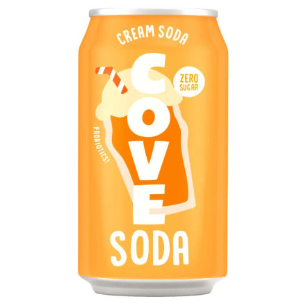 Cove Kombucha Cream Soda Probiotic Soda