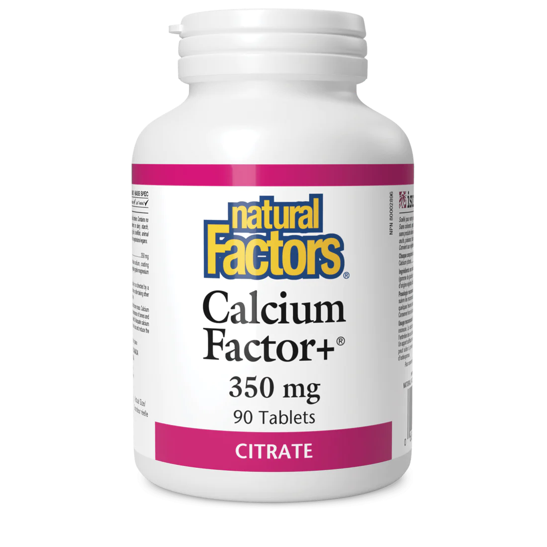 Natural Factors Calcium Citrate Factor - 350mg