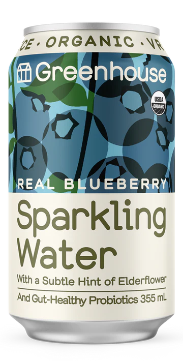 Greenhouse Real Blueberry Sparkling Water