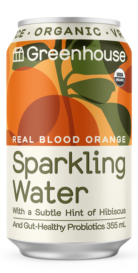 Greenhouse Organic Real Blood Orange Sparkling Water