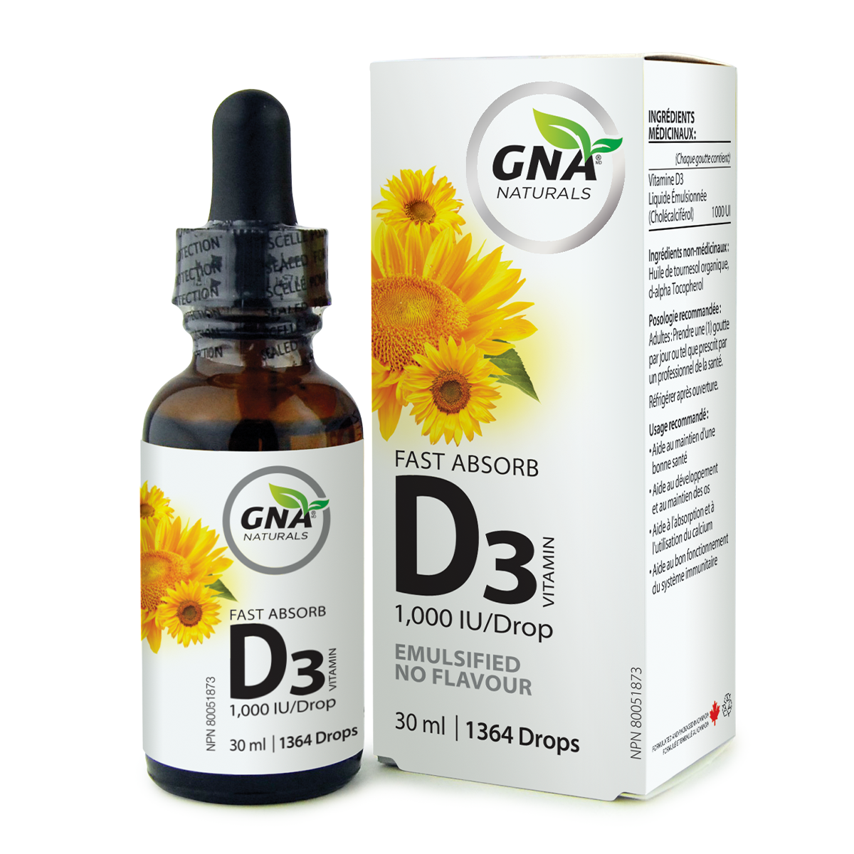 Liquid Vitamin D3 Emulsified