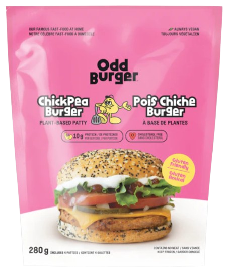 Odd Burger Plant-Based Chickpea Burger