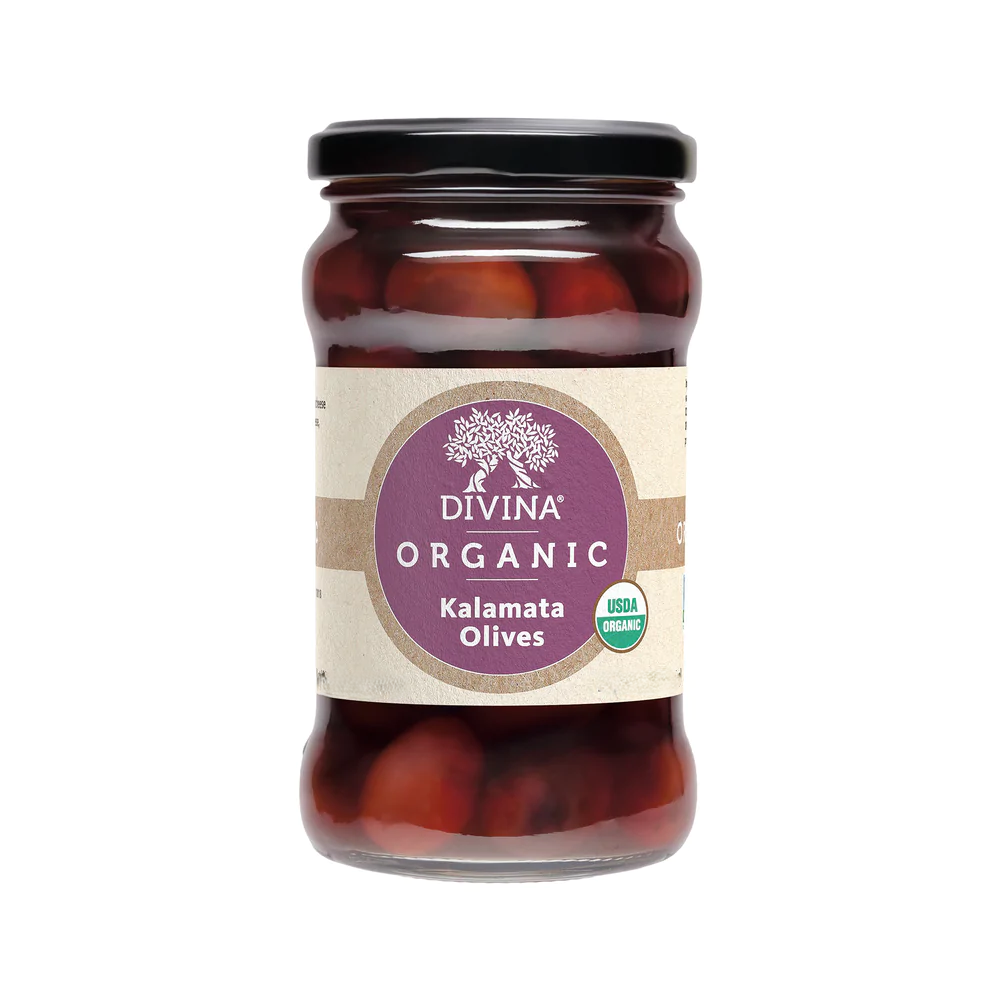 Divina Organic Whole Kalamata Olives