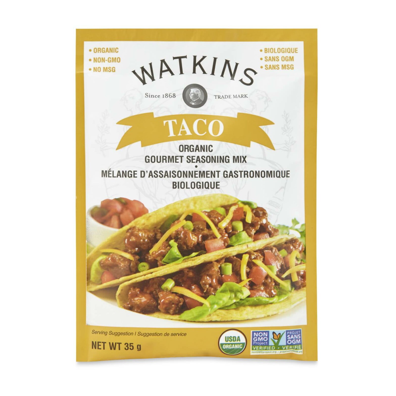 Watkins Organic Taco Seasoning Mix