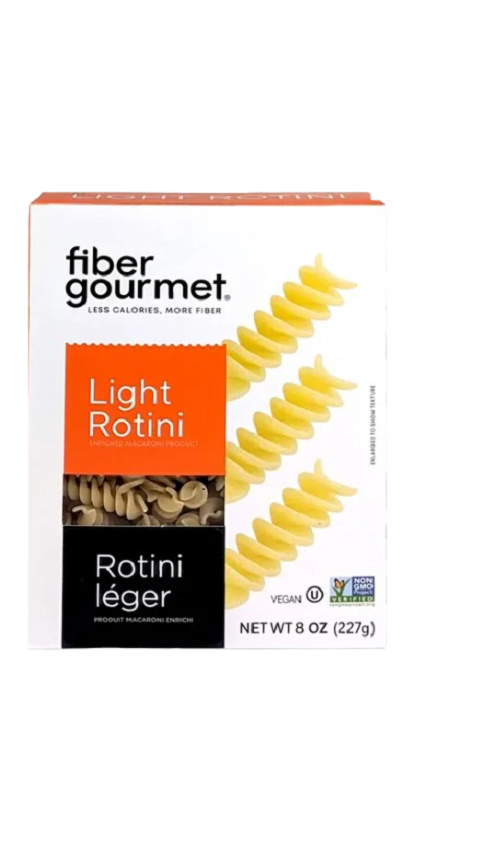 Fiber Gourmet Light Rotini Enriched Pasta