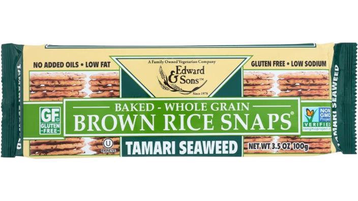 Edward & Sons Tamari Seaweed Rice Snaps