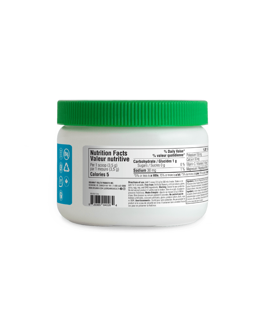 Organika Wild Raspberry Electrolytes