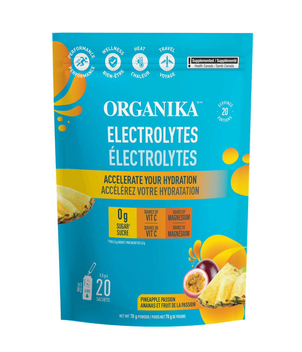 Organika Pineapple Passion Electrolytes