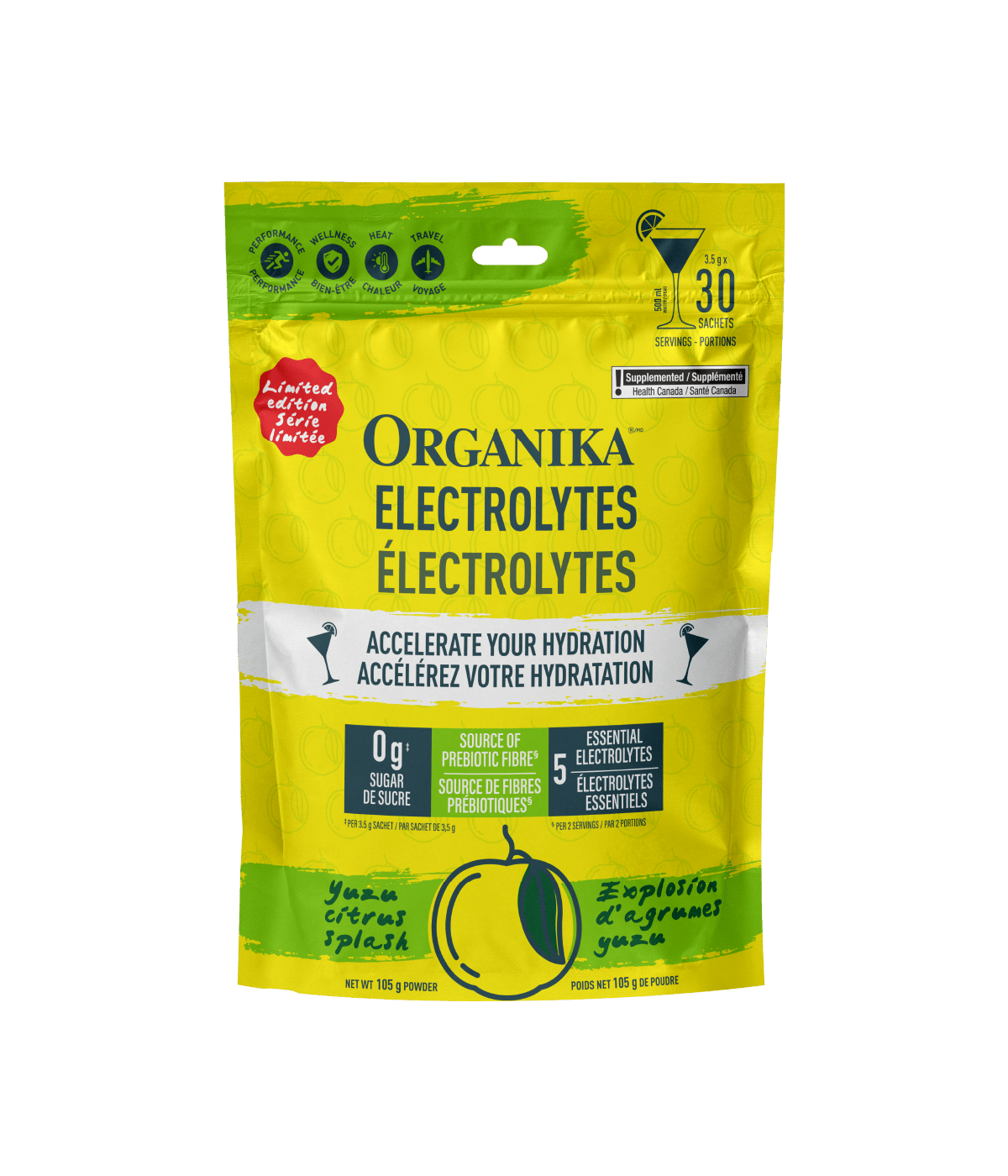Organika Yuzu Citrus Splash Electrolytes