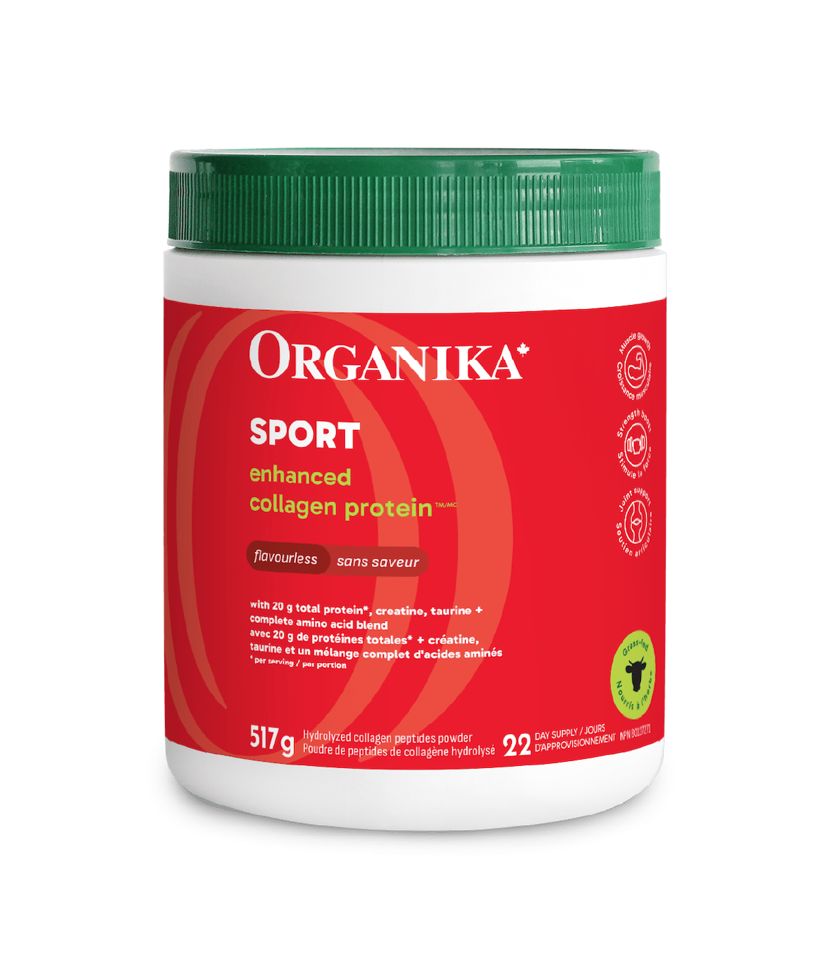 Organika Unflavoured Sport Enhanced Collagen