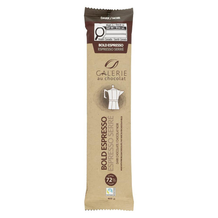 Grab'n'Go Fair Trade Bold Espresso Dark Chocolate