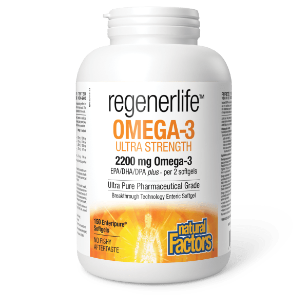 Natural Factors Regenerlife Omega-3 Ultra Strength