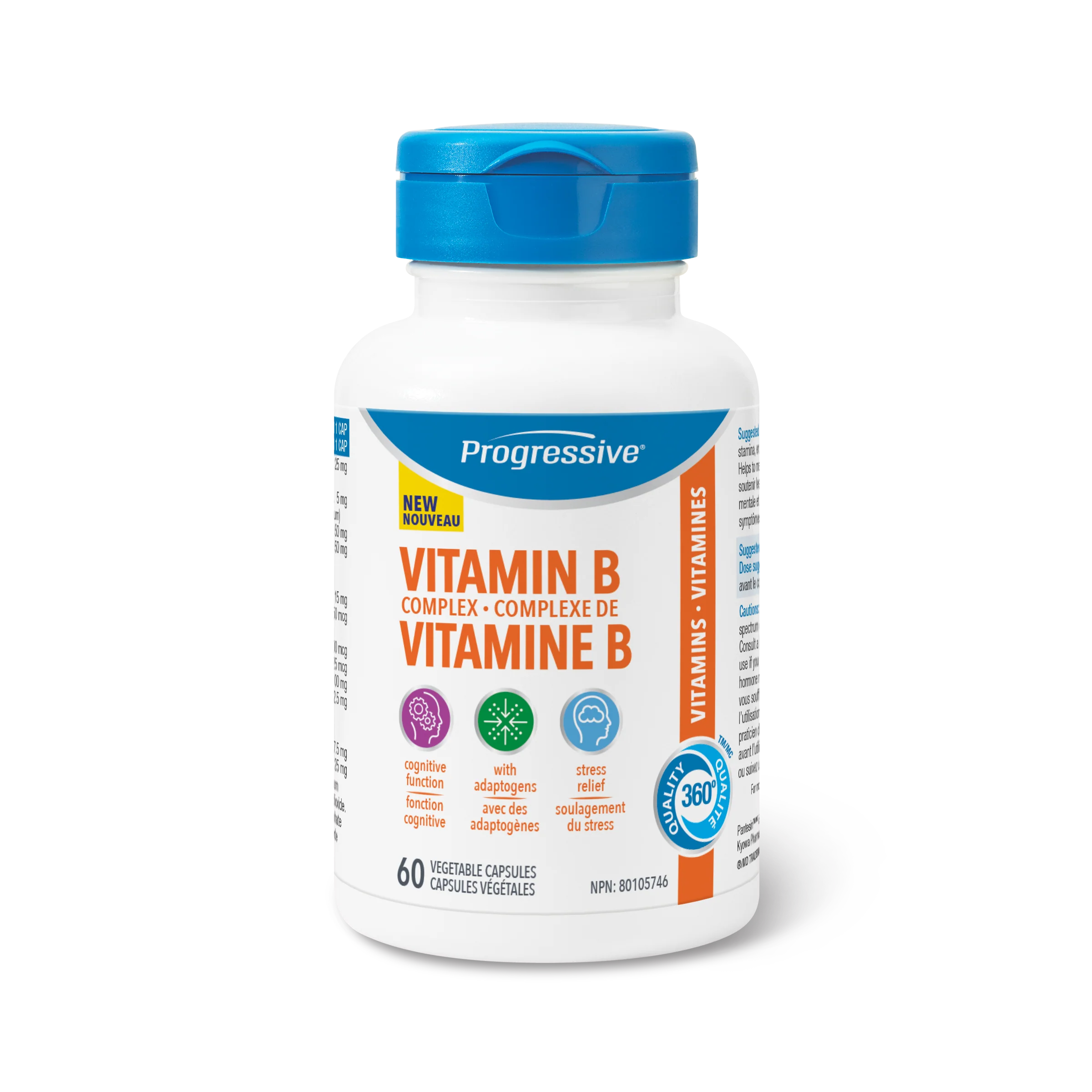Vitamin B Complex with Rhodolia & L-Theanine