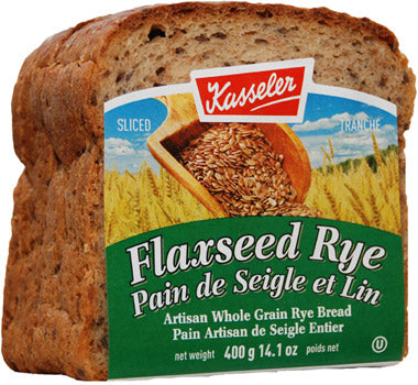Flaxseed Rye Artisan Whole Grain Bread