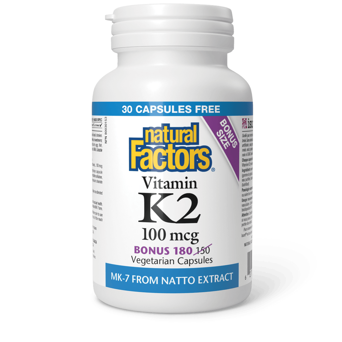 Natural Factors Vitamin K2 Bonus