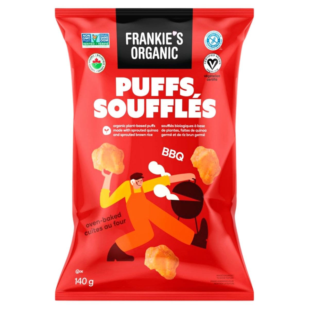 Frankie's Organic Organic Vegan Gluten-Free BBQ Puffs