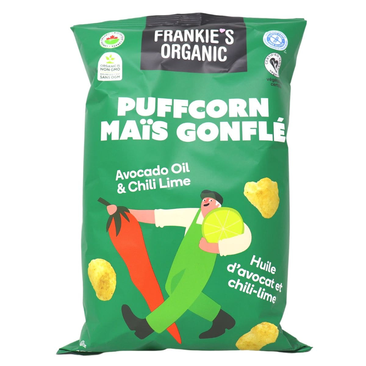 Frankie's Organic Organic Vegan Avocado Oil & Chili Lime Puffcorn