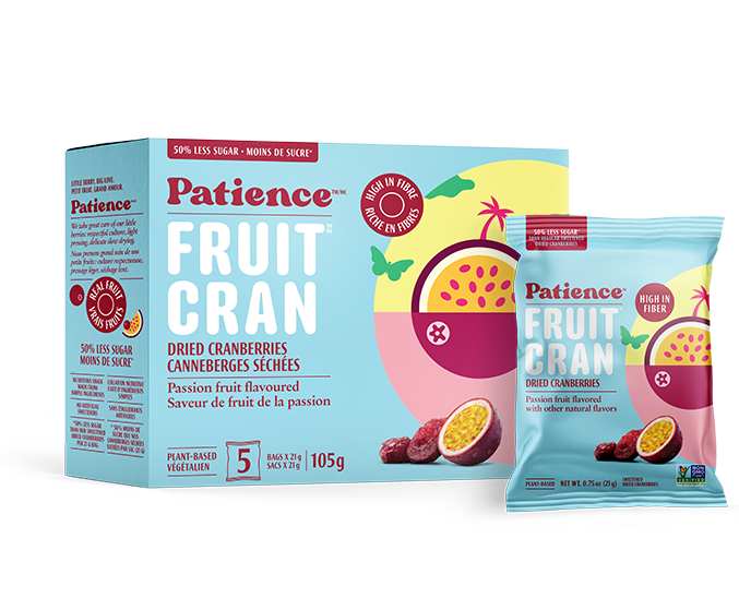 Patience Fruit & Co. Passion Fruit Flavoured Dried Cranberries