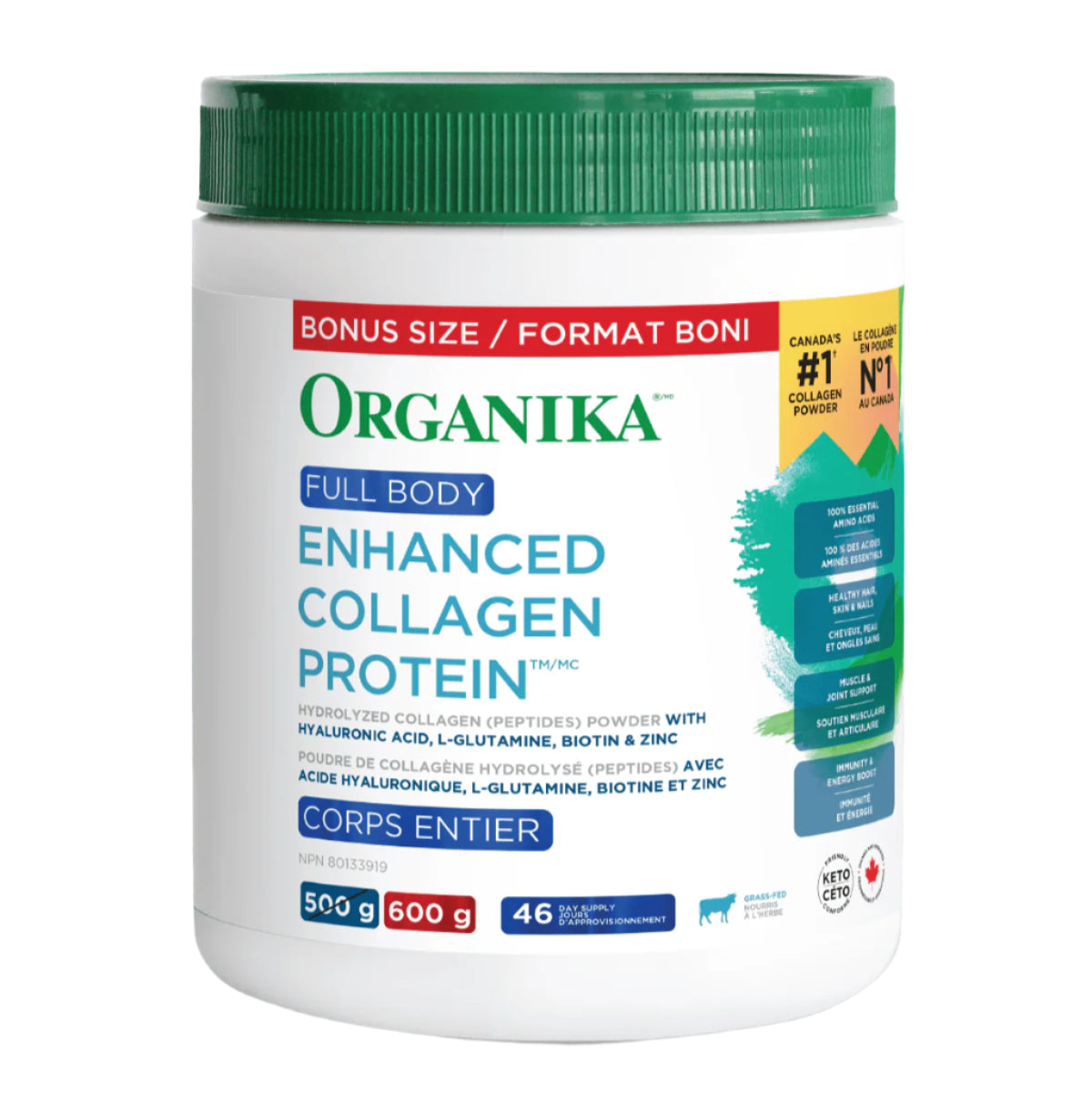 Organika Full Body Enhanced Collagen Protein