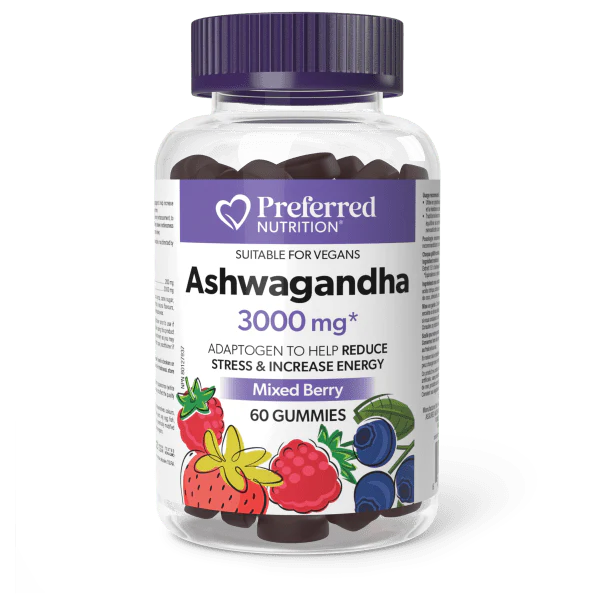 Preferred Nutrition Mixed Berry Ashwagandha Gummies