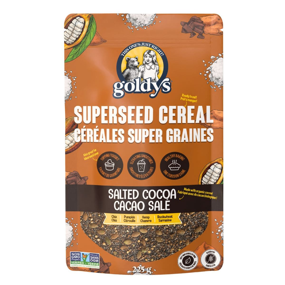 Goldys Salted Cocoa Superseed Cereal