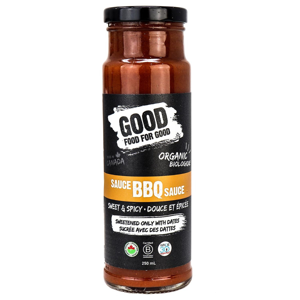 Good Food For Good Organic Sweet & Spicy Bbq Sauce